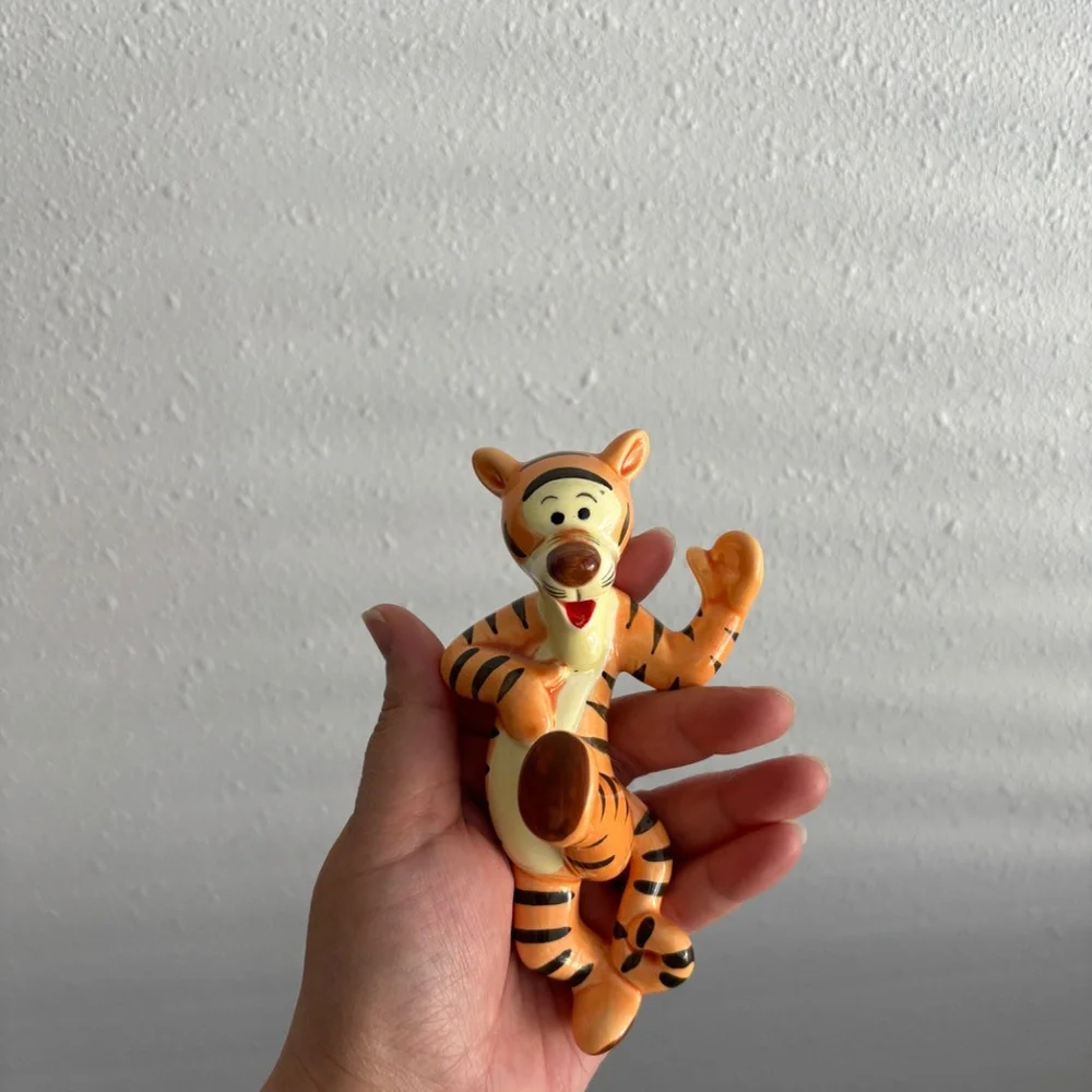 Disney Vintage 60-70s Japan Winnie The Pooh + Pals Ceramic Wall Mounts Set of 4